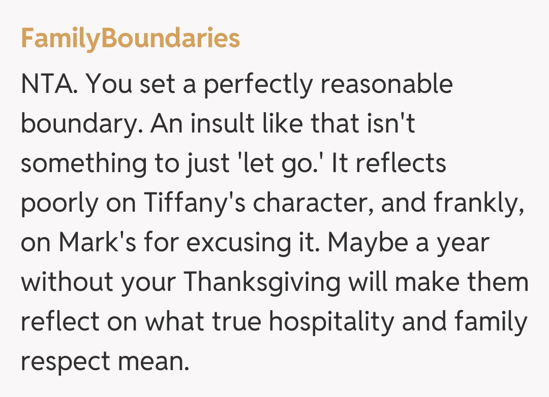 Comentariu de la FamilyBoundaries