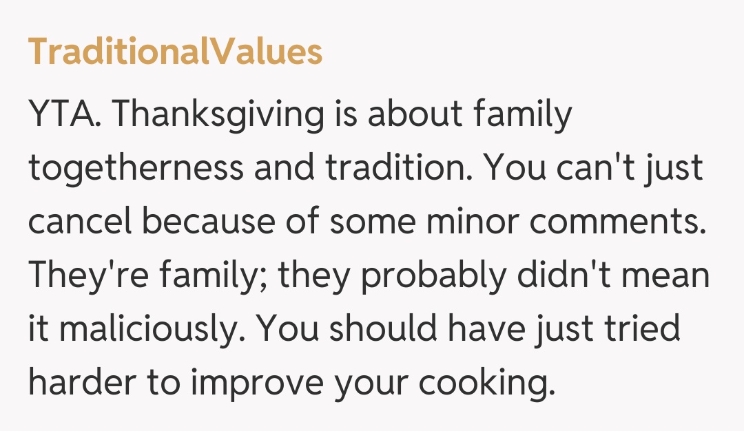 Comentariu de la TraditionalValues