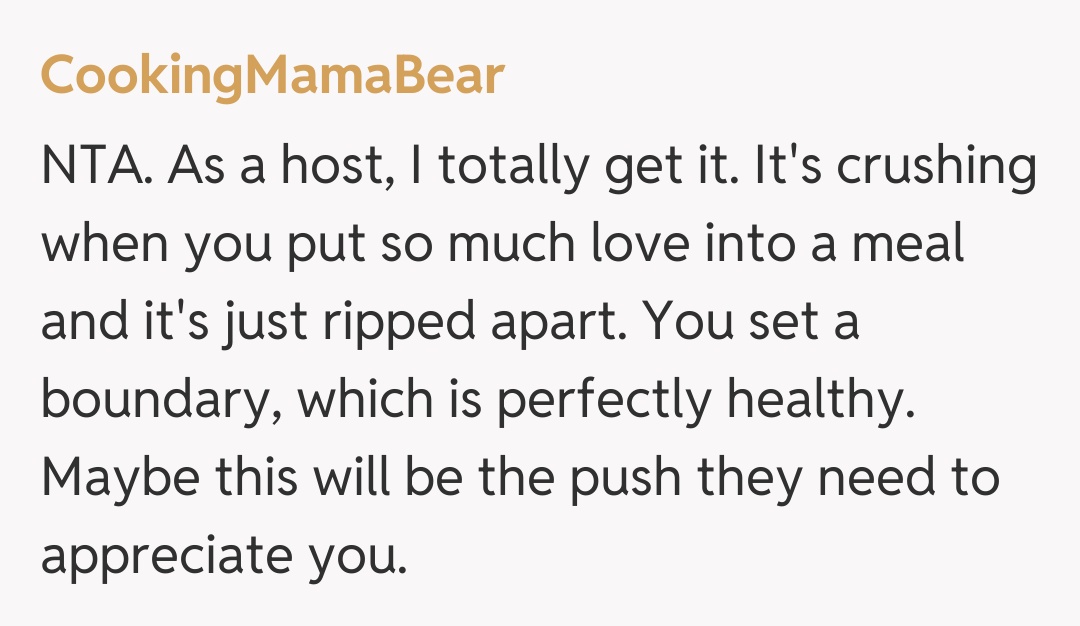 Comentariu de la CookingMamaBear
