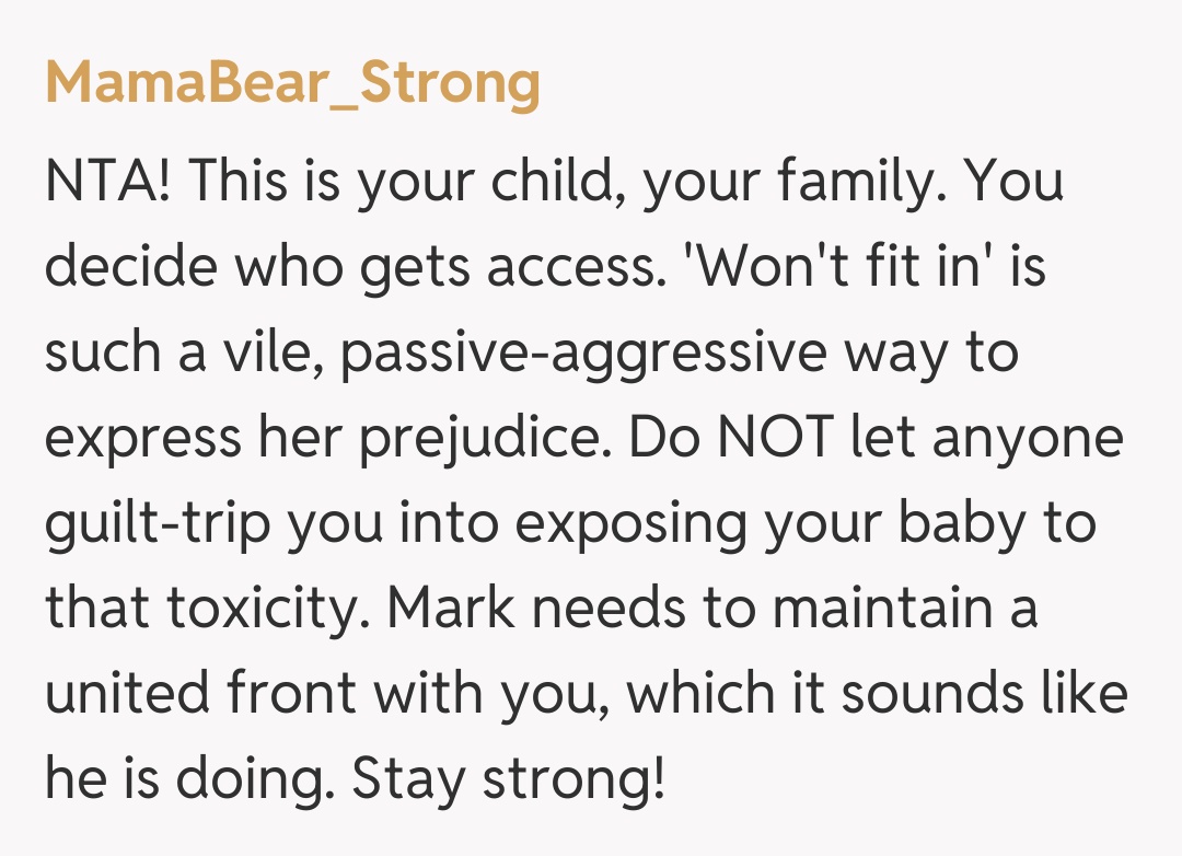 Comentariu de la MamaBear_Strong