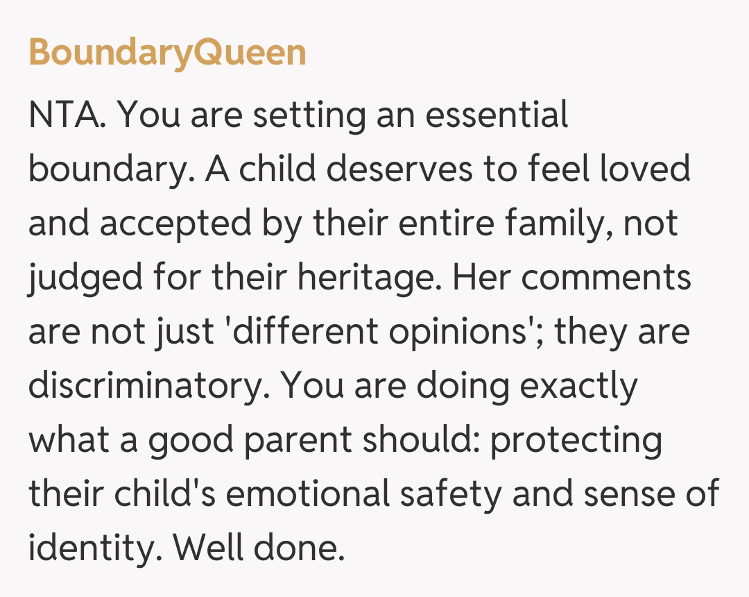 Comentariu de la BoundaryQueen