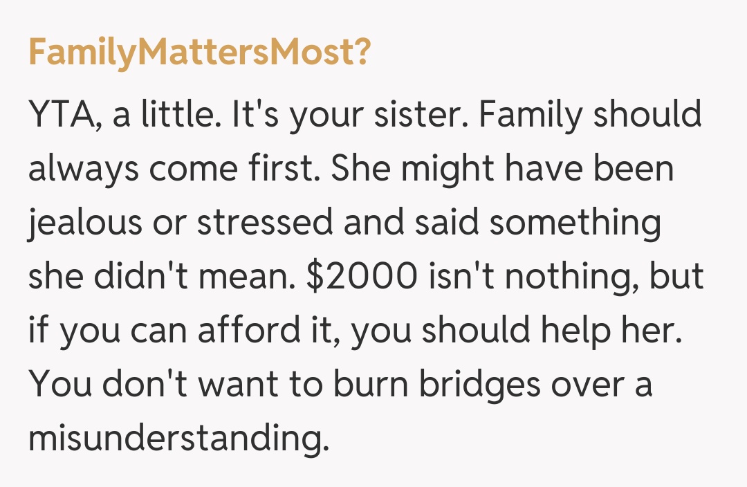 Comentariu de la FamilyMattersMost?