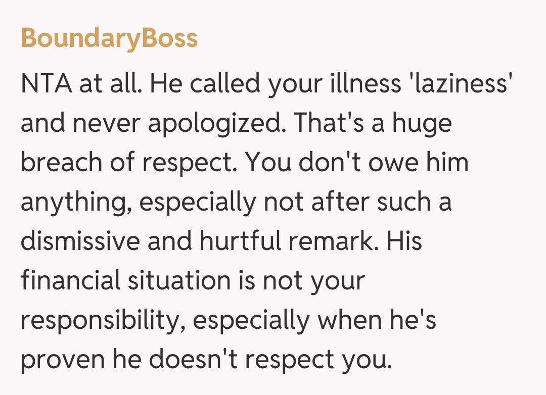 Comentariu de la BoundaryBoss