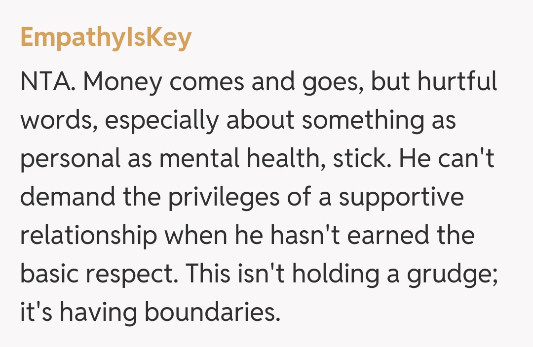 Comentariu de la EmpathyIsKey