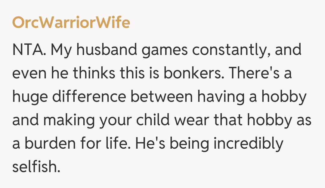 Comentariu de la OrcWarriorWife