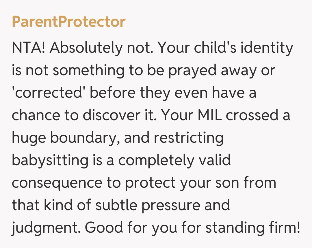 Comentariu de la ParentProtector