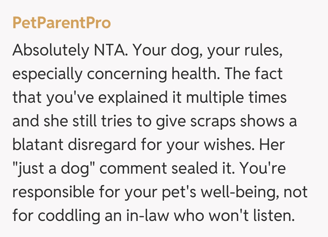 Comentariu de la PetParentPro