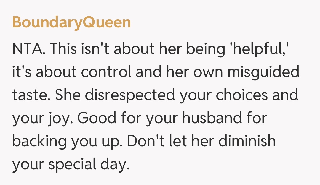 Comentariu de la BoundaryQueen