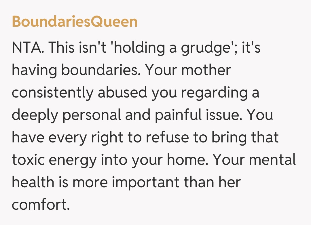 Comentariu de la BoundariesQueen