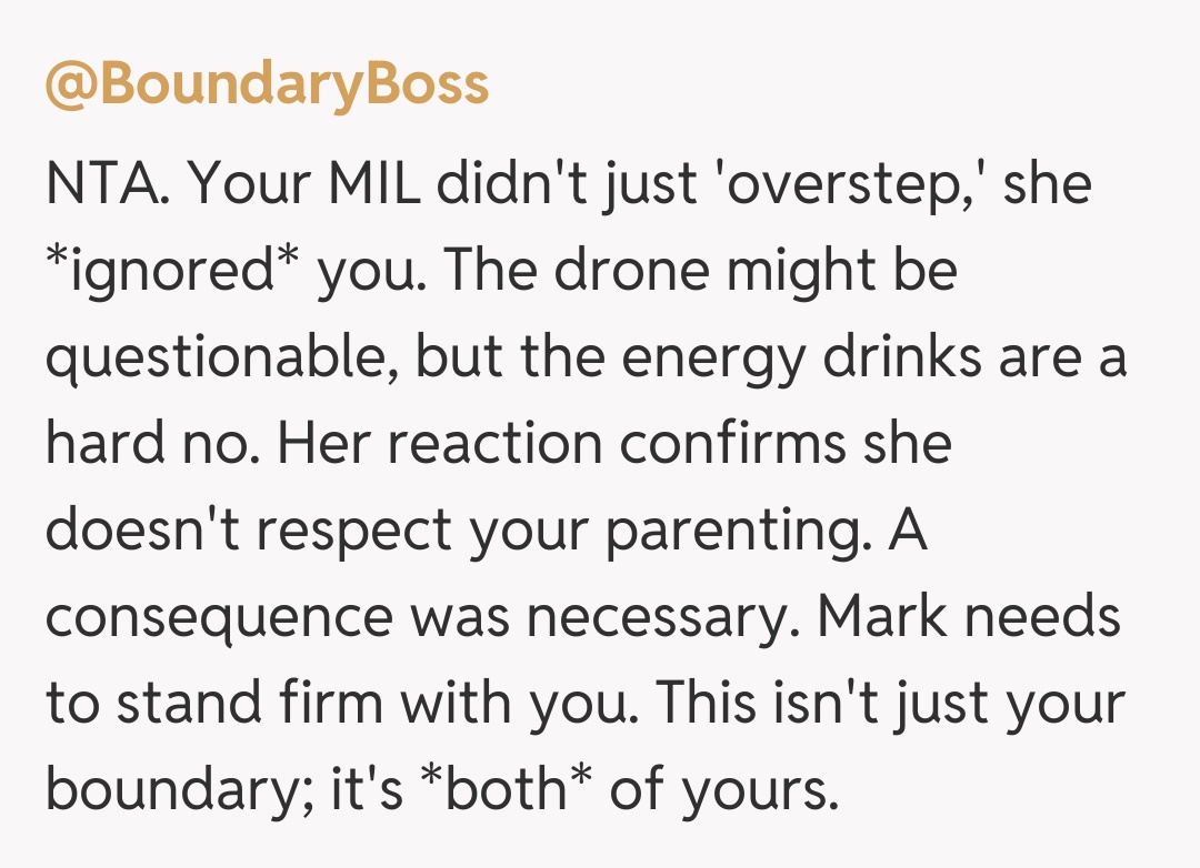 Comentariu de la @BoundaryBoss