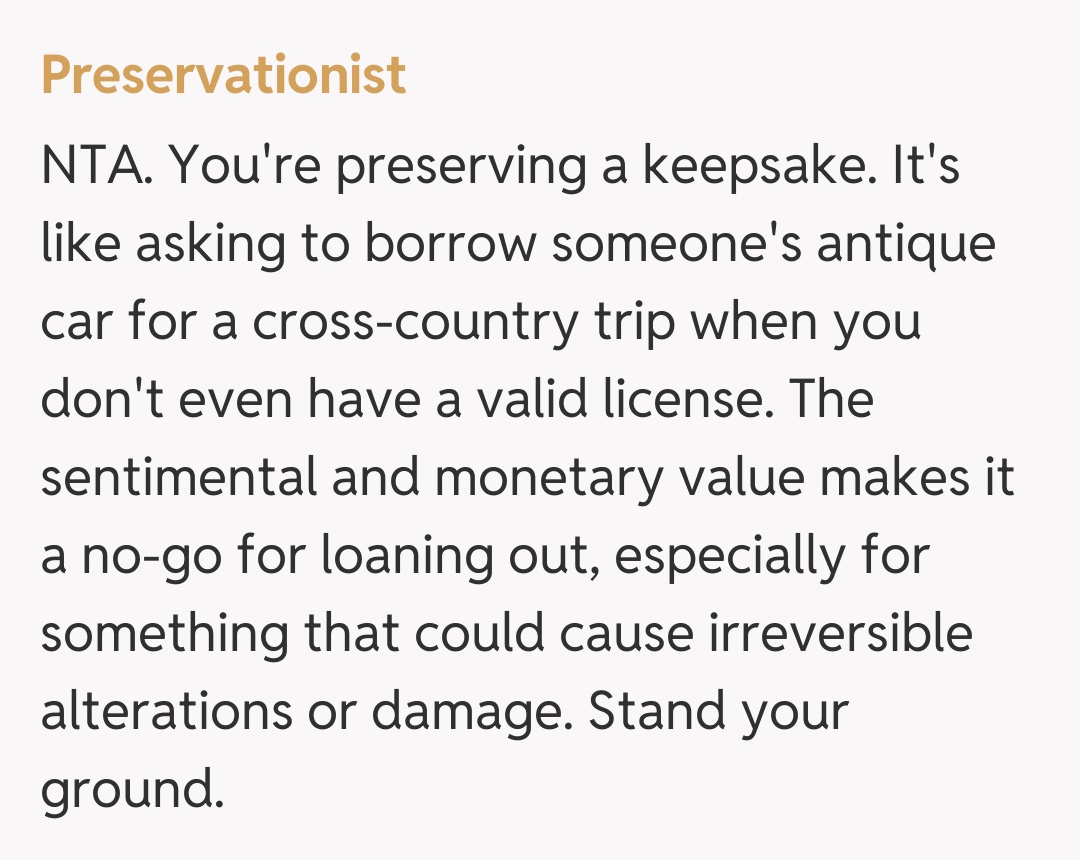 Comentariu de la Preservationist