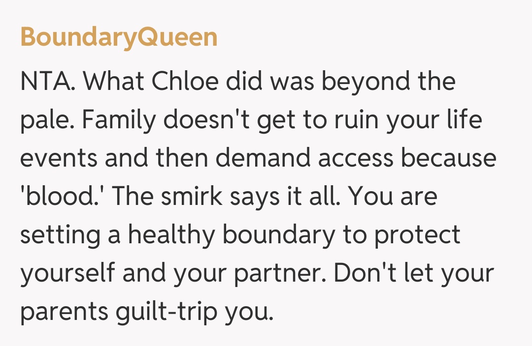 Comentariu de la BoundaryQueen