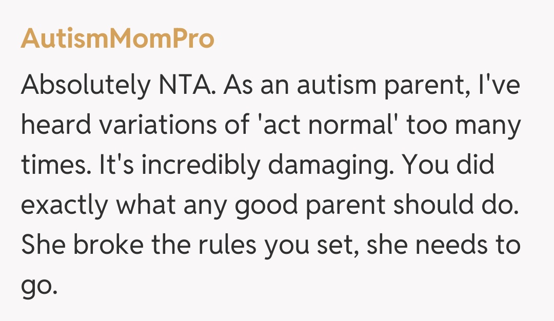 Comentariu de la AutismMomPro