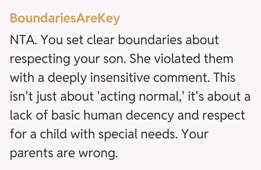 Comentariu de la BoundariesAreKey