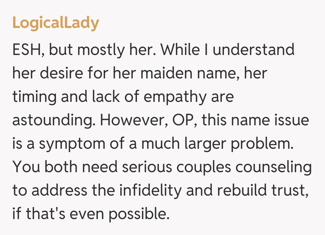 Comentariu de la LogicalLady