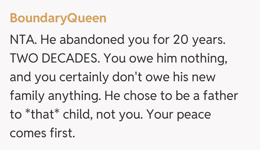 Comentariu de la BoundaryQueen