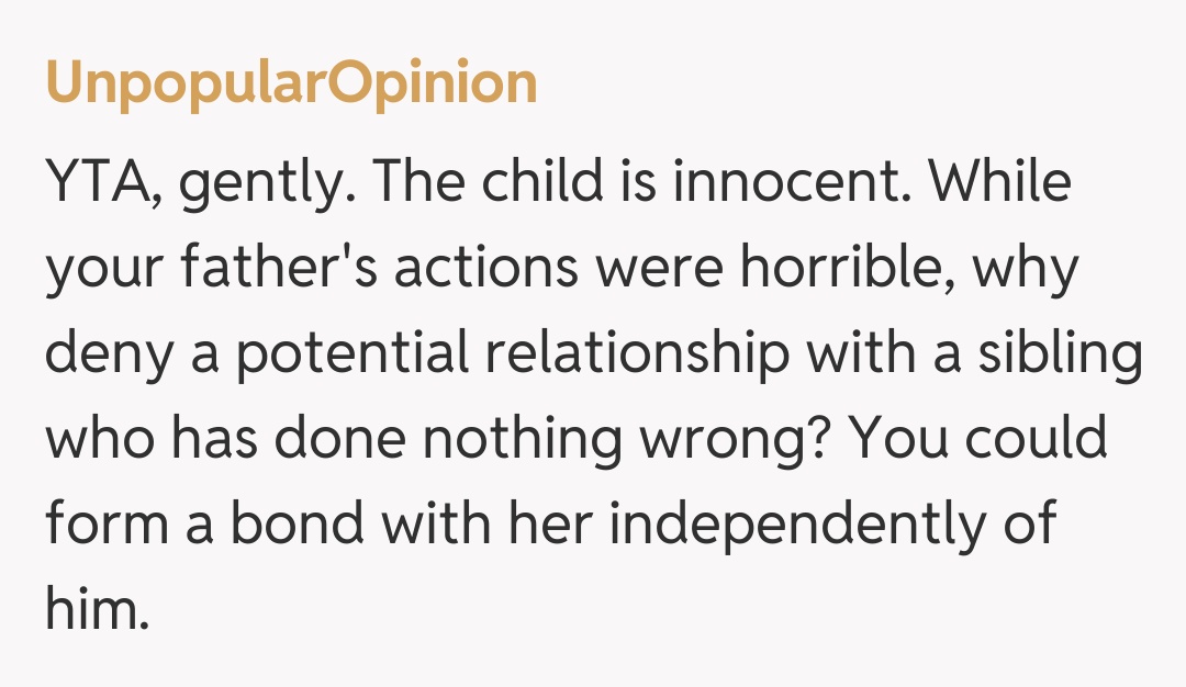 Comentariu de la UnpopularOpinion