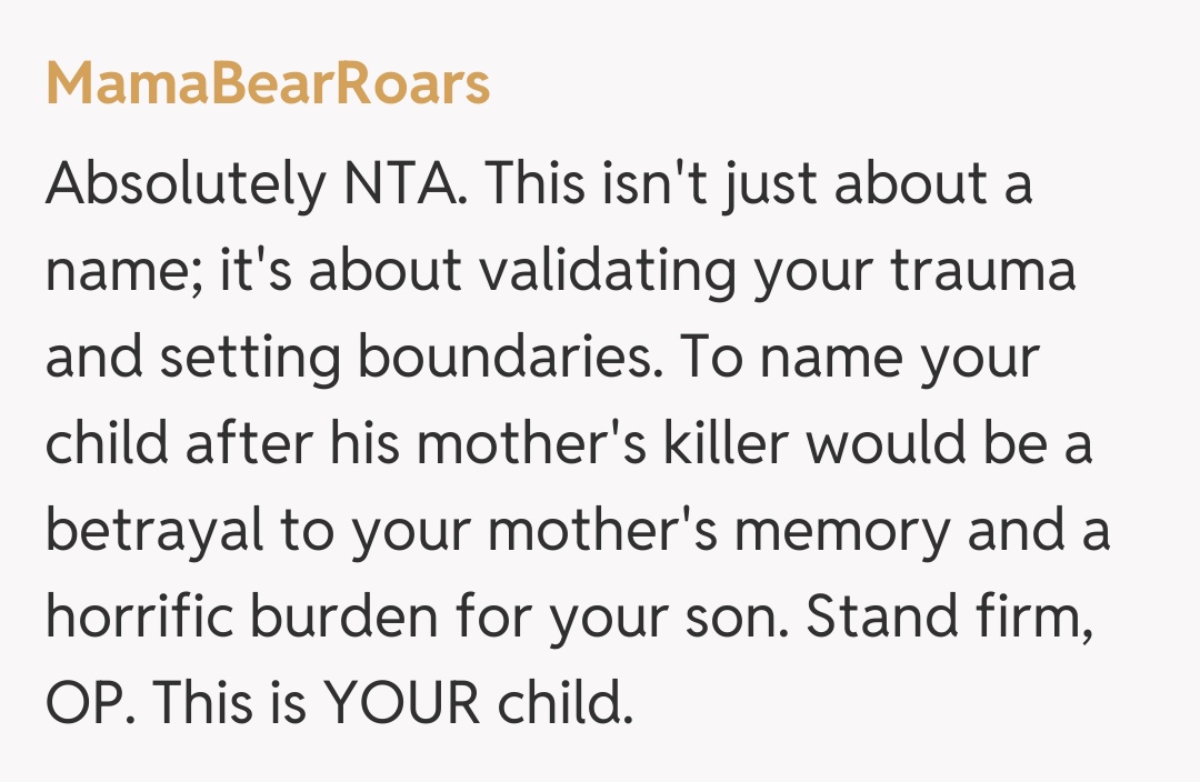 Comentariu de la MamaBearRoars