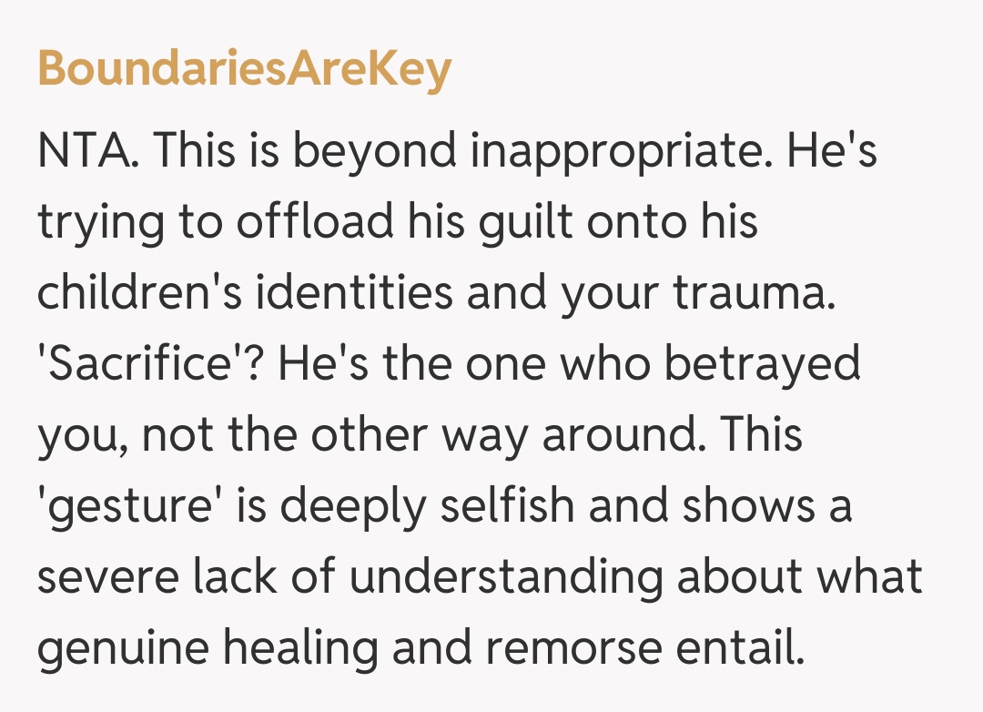 Comentariu de la BoundariesAreKey