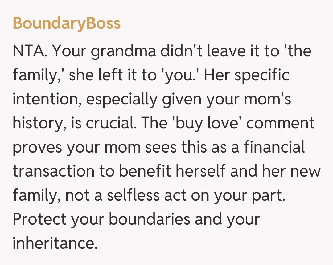 Comentariu de la BoundaryBoss