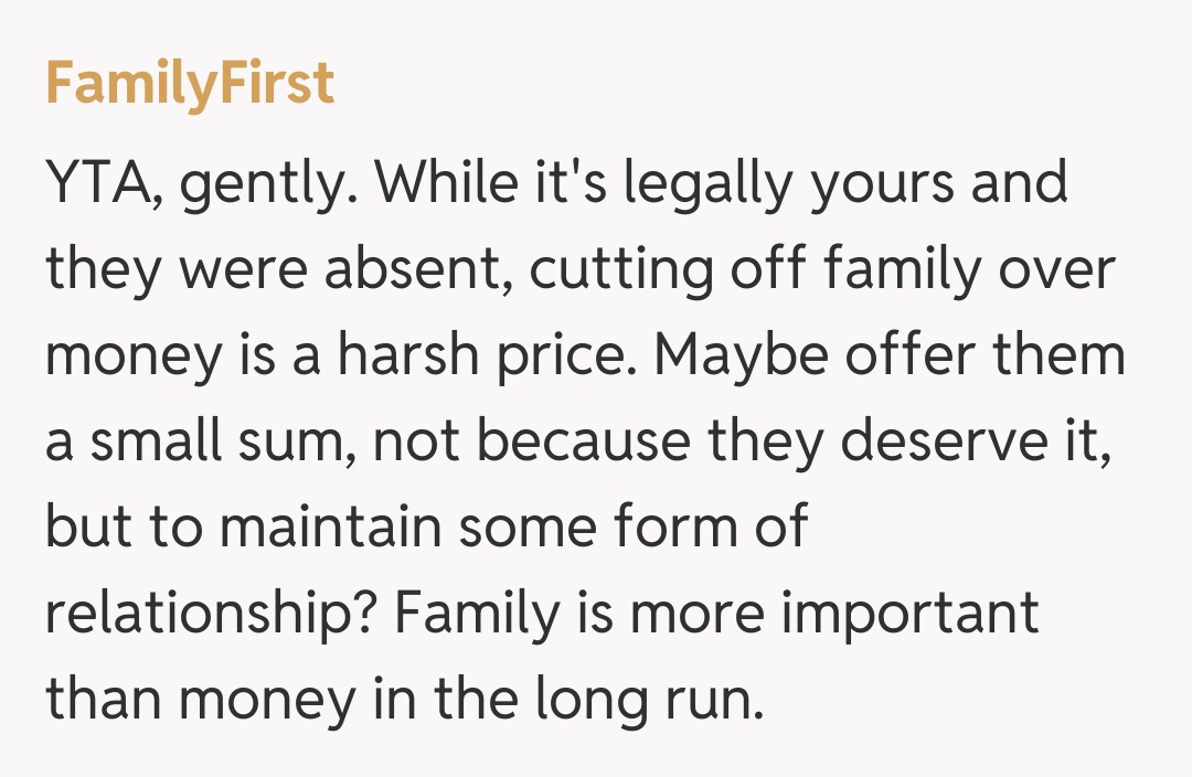 Comentariu de la FamilyFirst