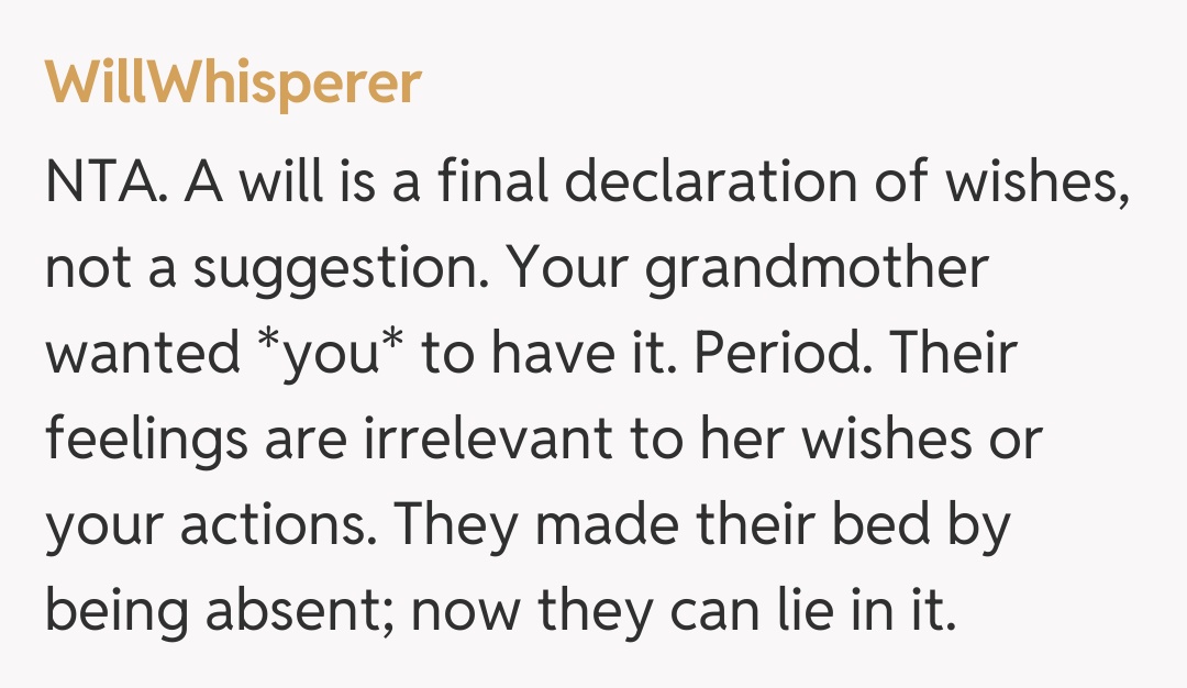 Comentariu de la WillWhisperer