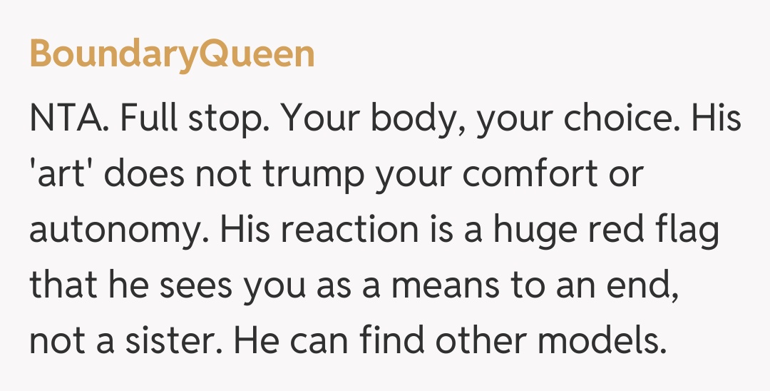 Comentariu de la BoundaryQueen