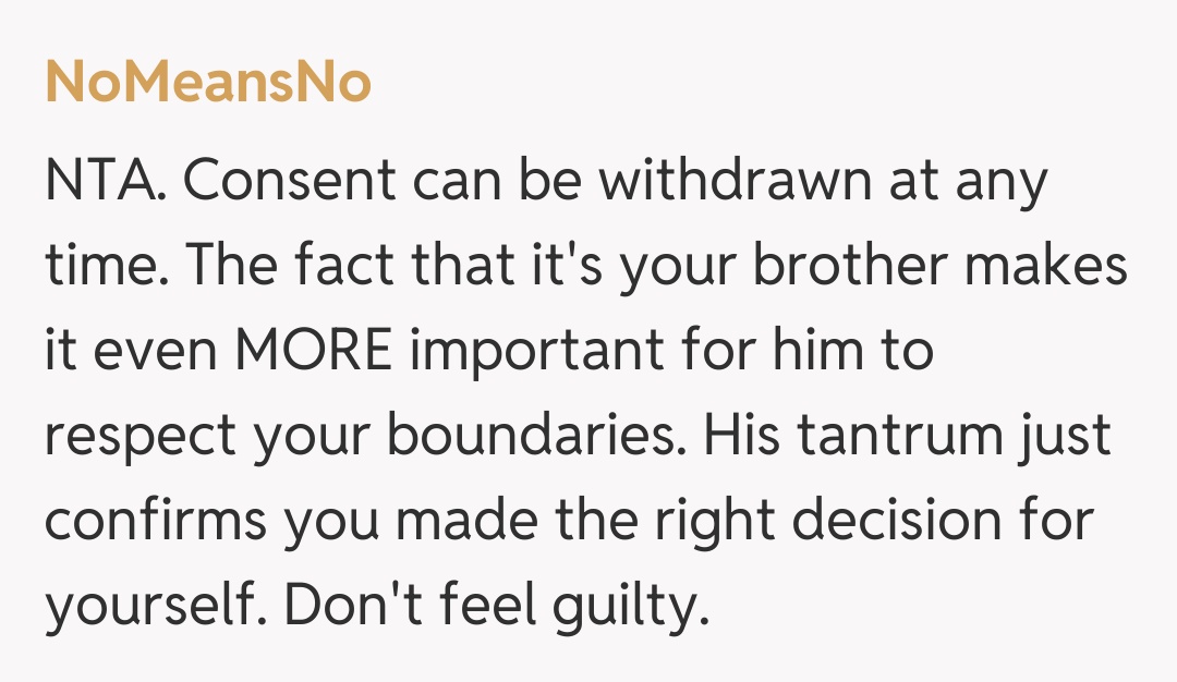 Comentariu de la NoMeansNo