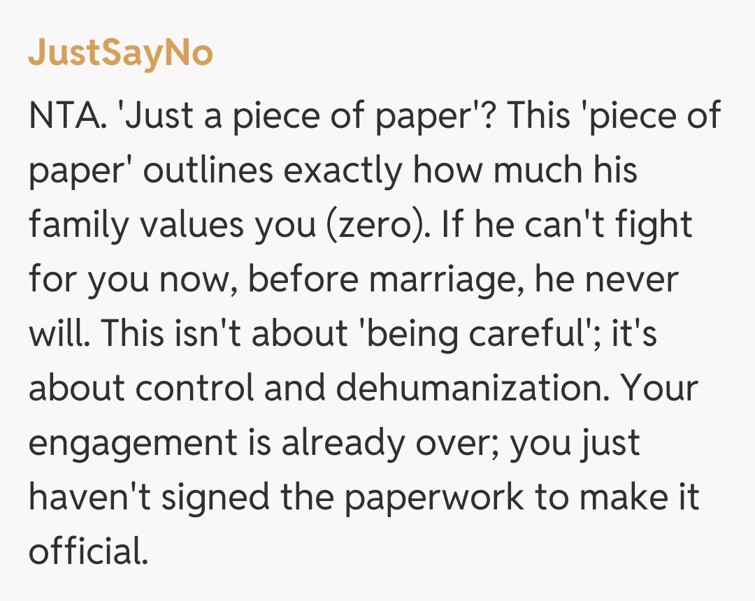 Comentariu de la JustSayNo