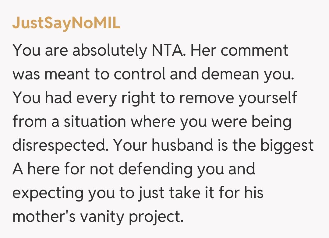 Comentariu de la JustSayNoMIL