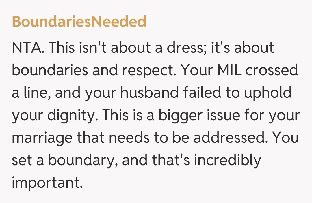 Comentariu de la BoundariesNeeded