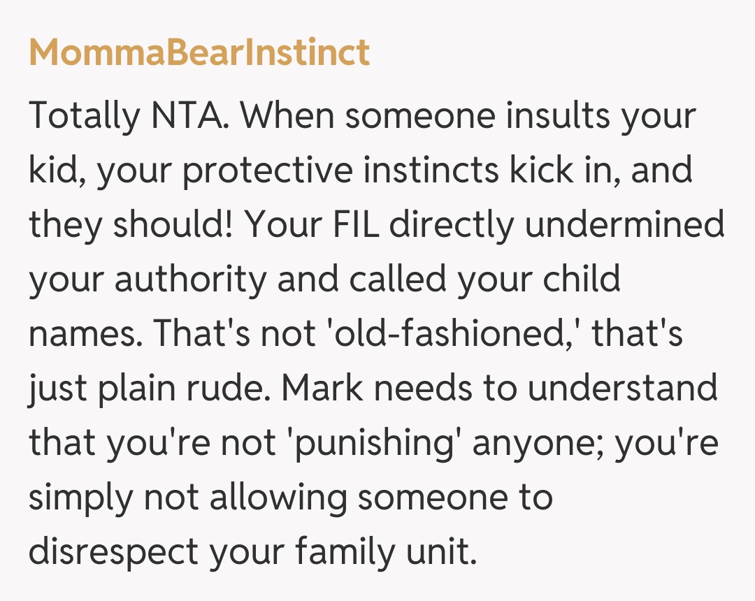 Comentariu de la MommaBearInstinct