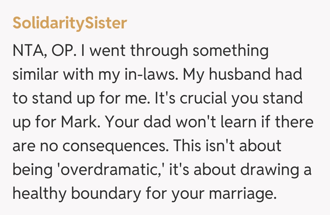 Comentariu de la SolidaritySister