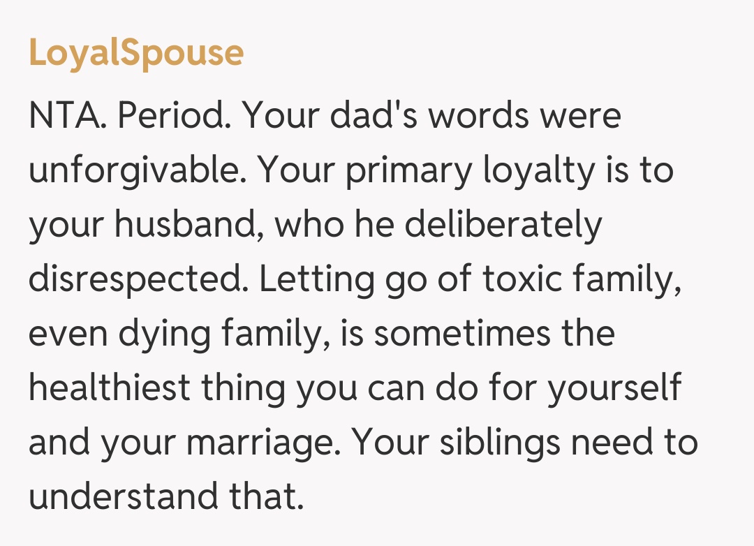 Comentariu de la LoyalSpouse