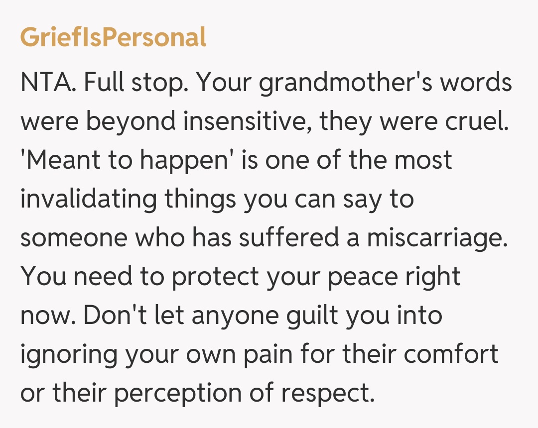 Comentariu de la GriefIsPersonal