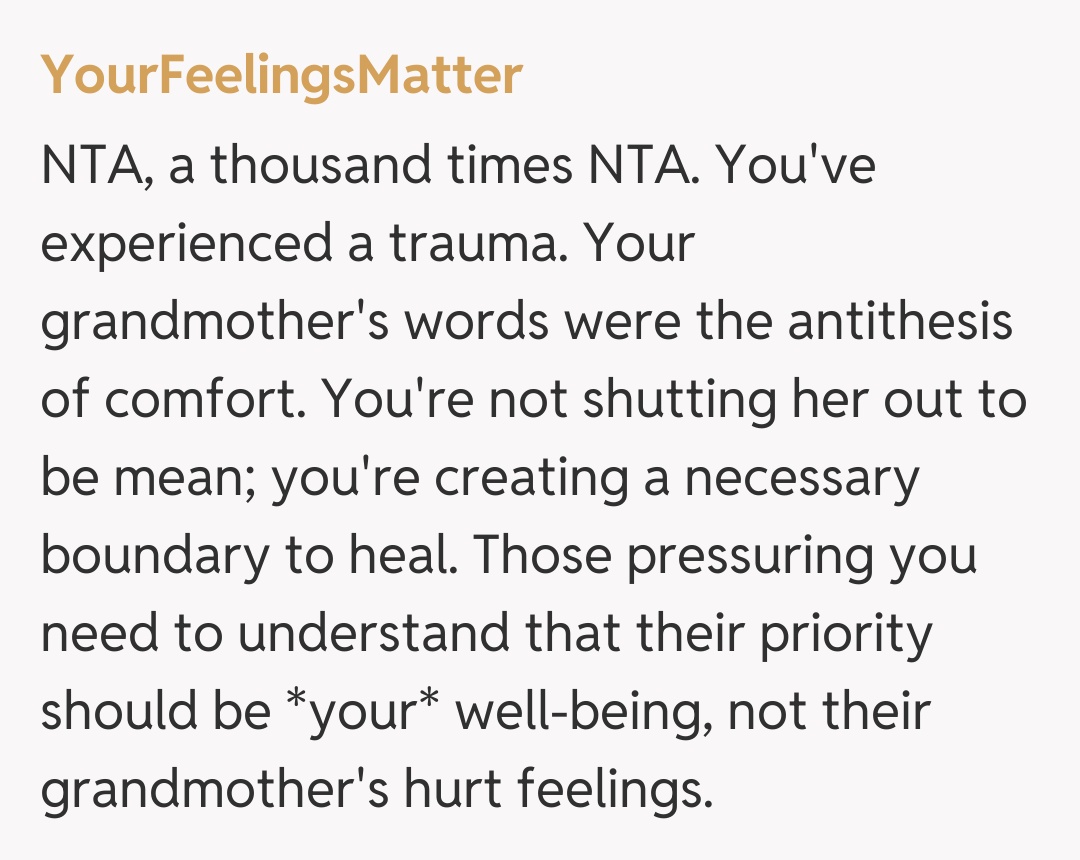 Comentariu de la YourFeelingsMatter