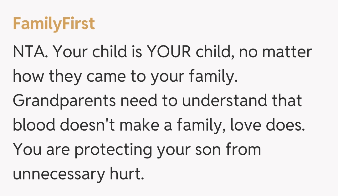 Comentariu de la FamilyFirst