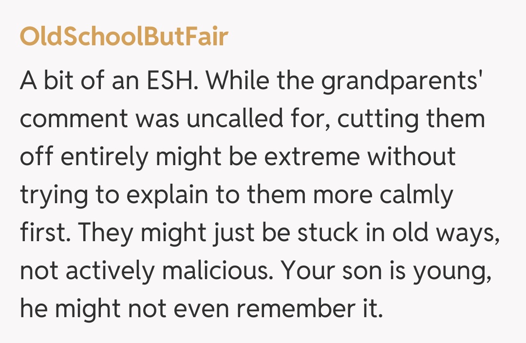 Comentariu de la OldSchoolButFair