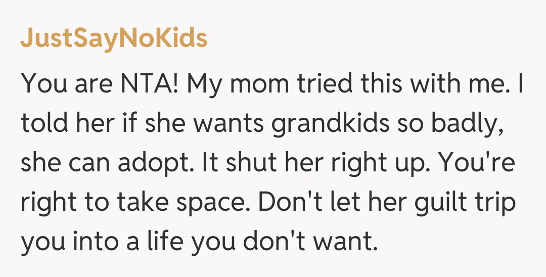 Comentariu de la JustSayNoKids