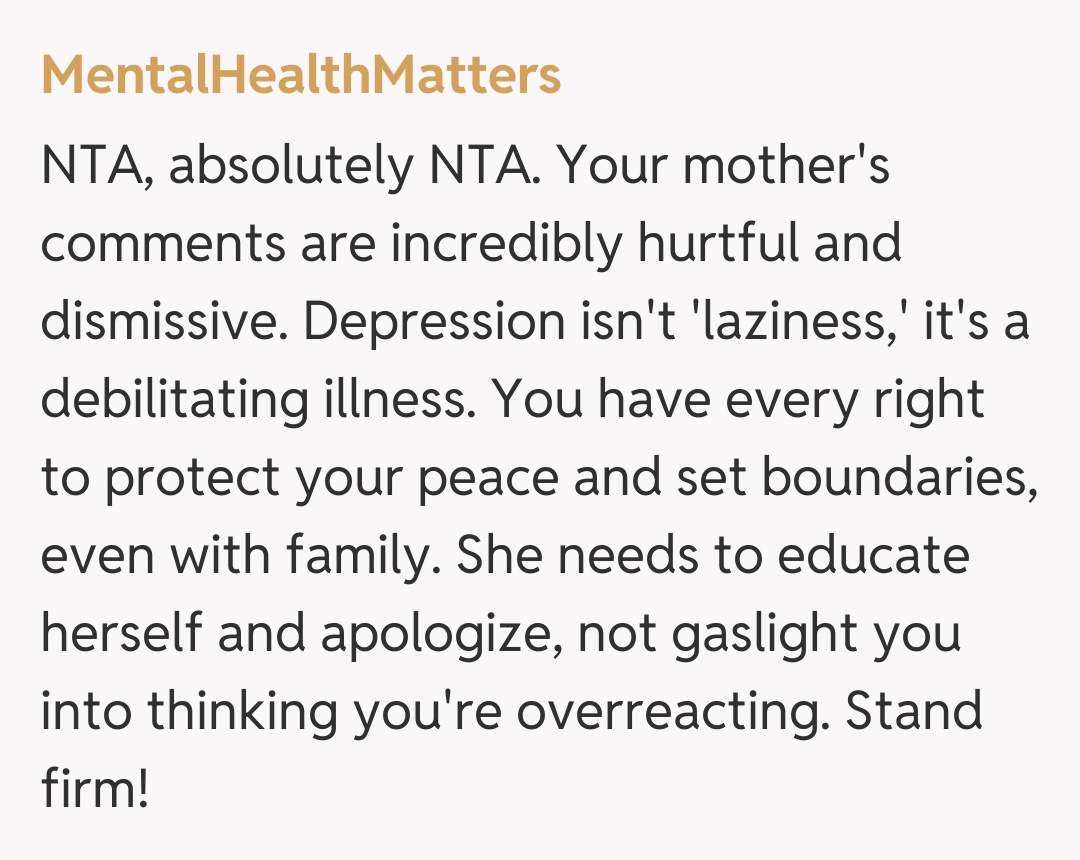 Comentariu de la MentalHealthMatters
