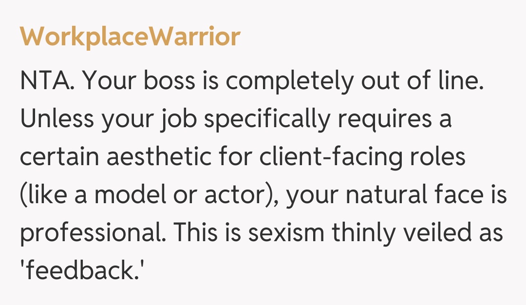 Comentariu de la WorkplaceWarrior