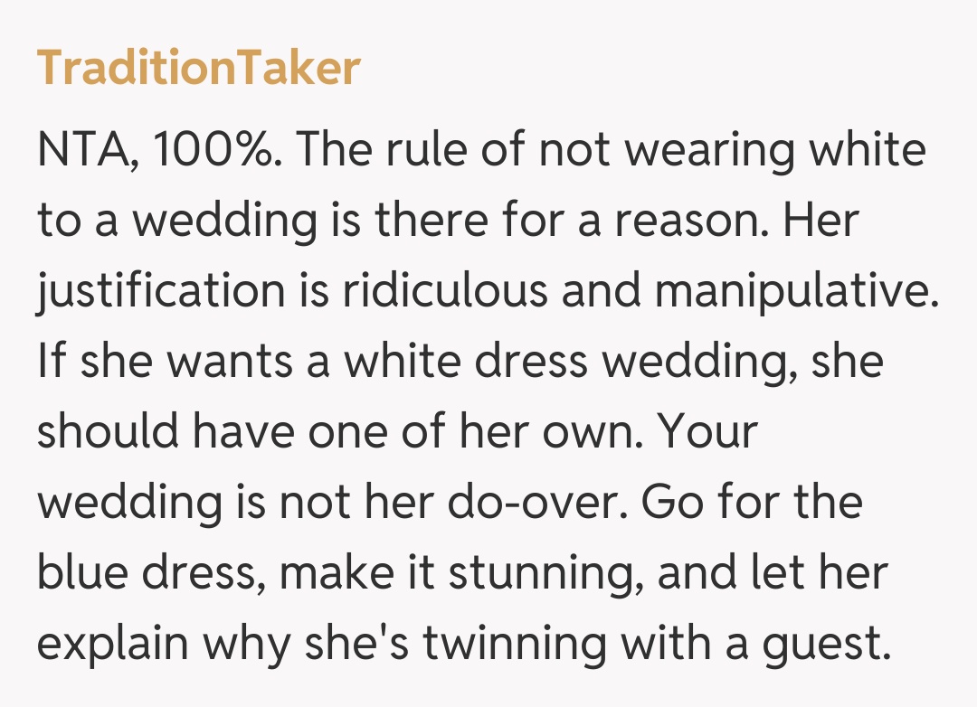 Comentariu de la TraditionTaker