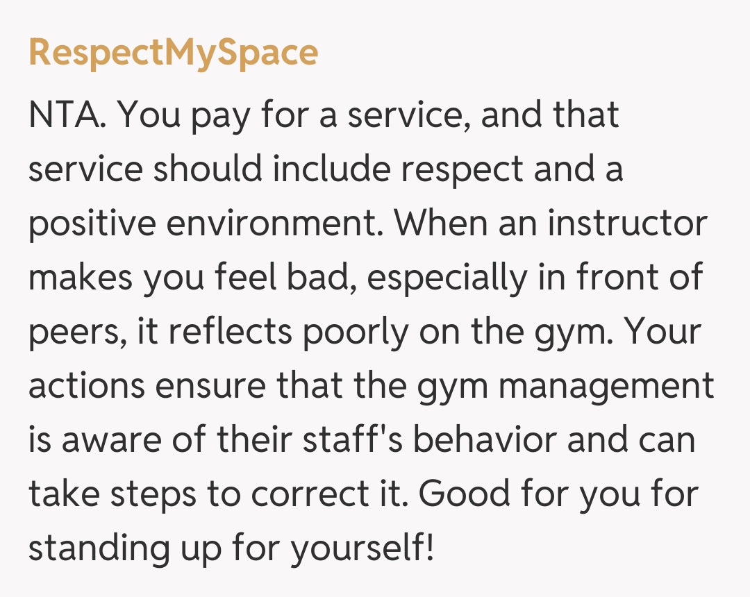 Comentariu de la RespectMySpace