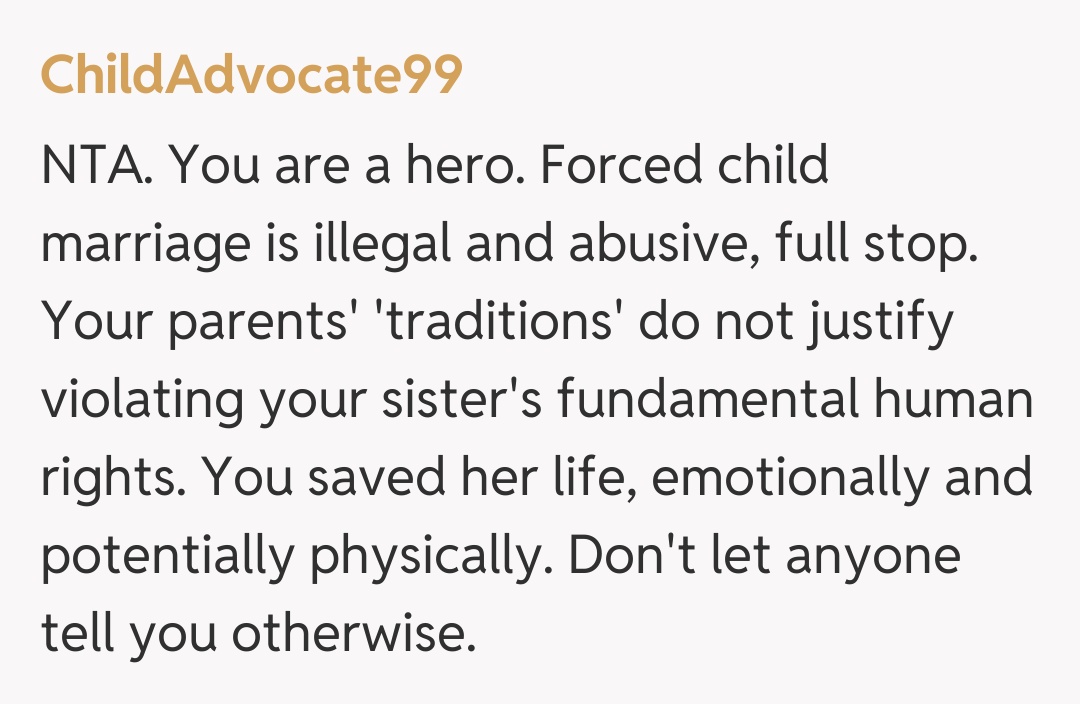 Comentariu de la ChildAdvocate99