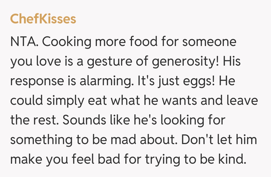 Comentariu de la ChefKisses