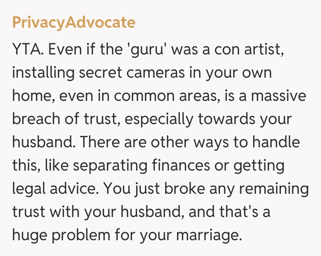 Comentariu de la PrivacyAdvocate