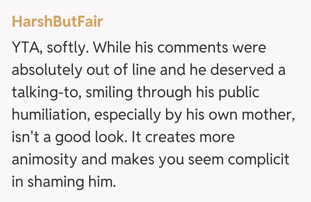 Comentariu de la HarshButFair