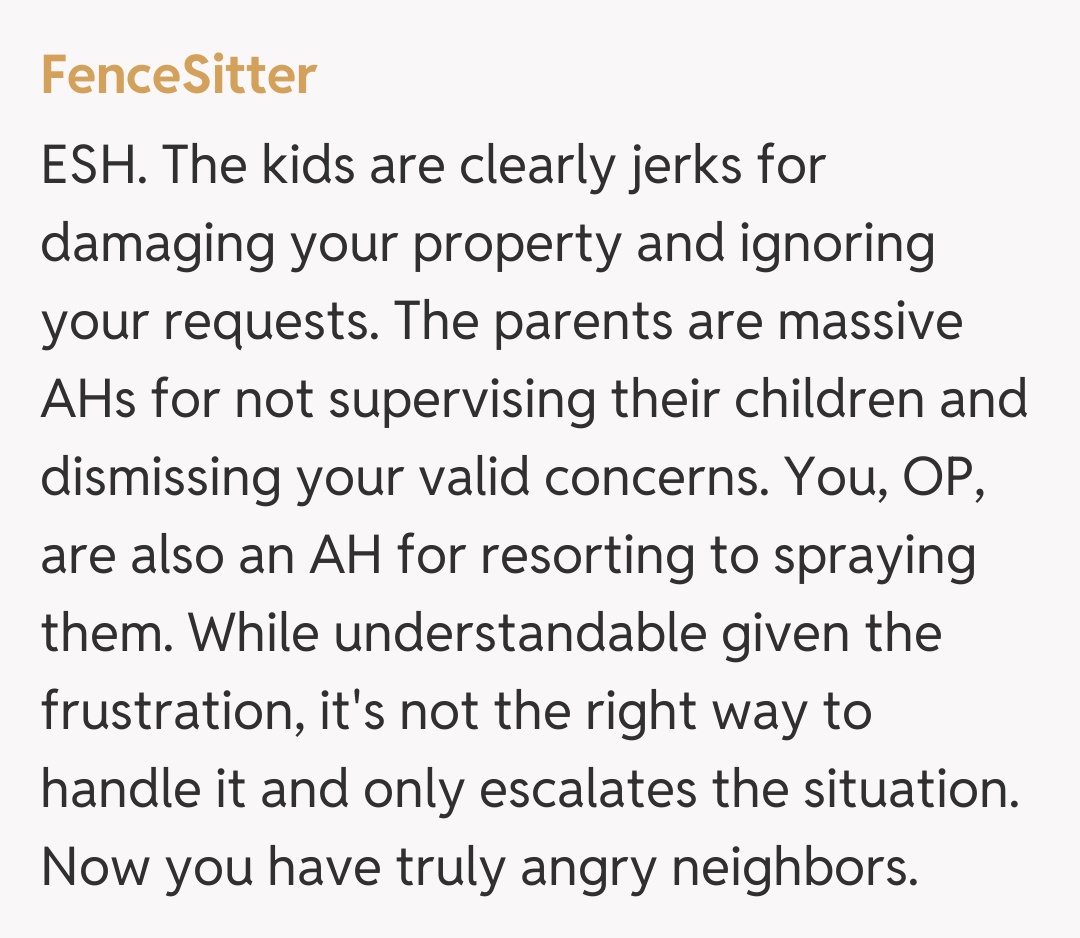 Comentariu de la FenceSitter