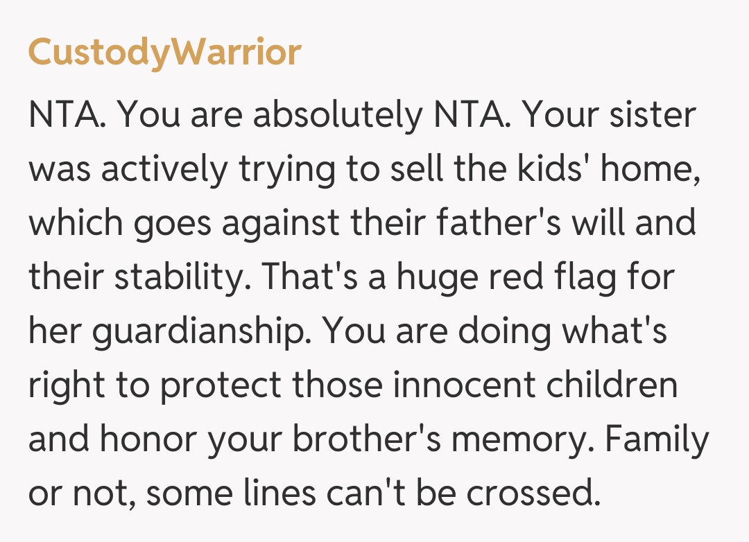 Comentariu de la CustodyWarrior