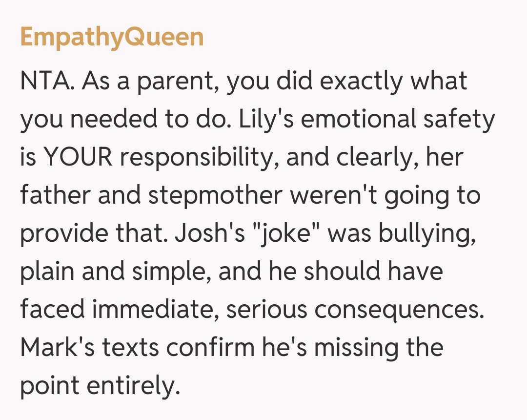 Comentariu de la EmpathyQueen